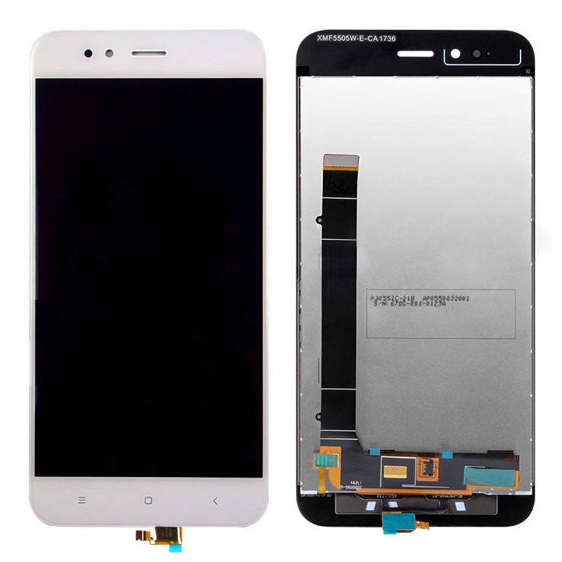 Дисплей для Xiaomi Mi A1, Mi 5X с тачскрином (белый)