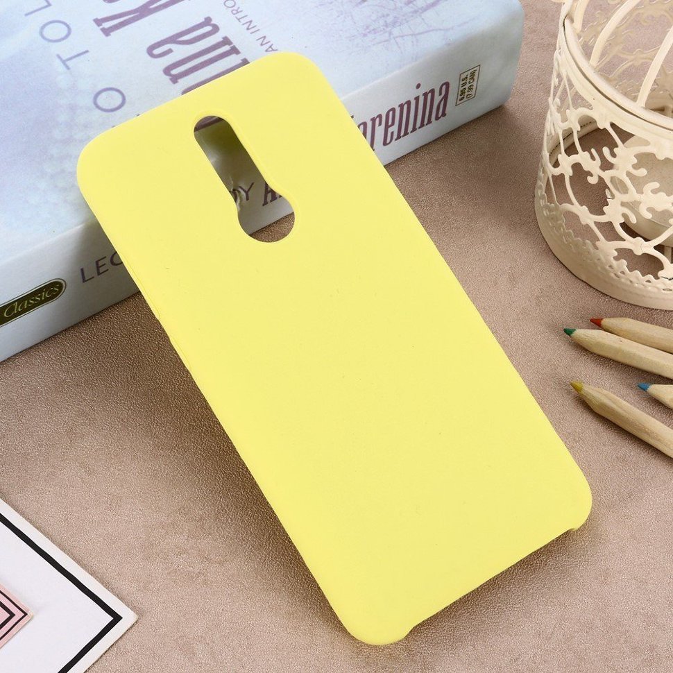 Силиконовый чехол Mobile Shell для Xiaomi Redmi 8 (желтый)