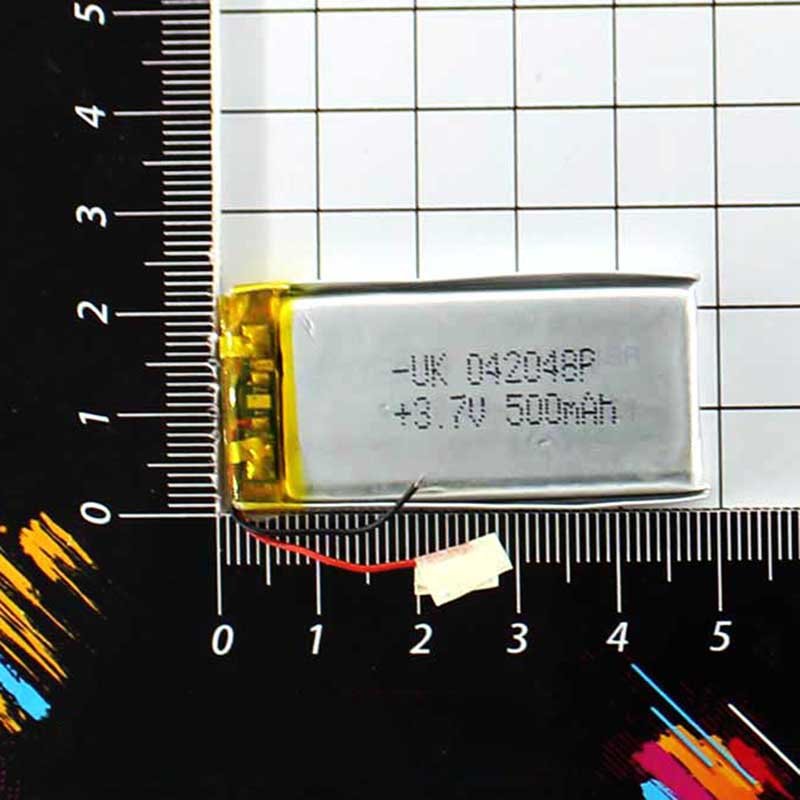 48X20X4mm 3.7V 500mAh Литий-полимерный аккумулятор