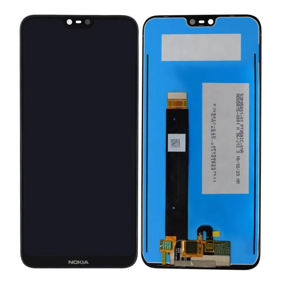 Дисплей Nokia 7.1 TA-1095 в сборе с тачскрином (черный)